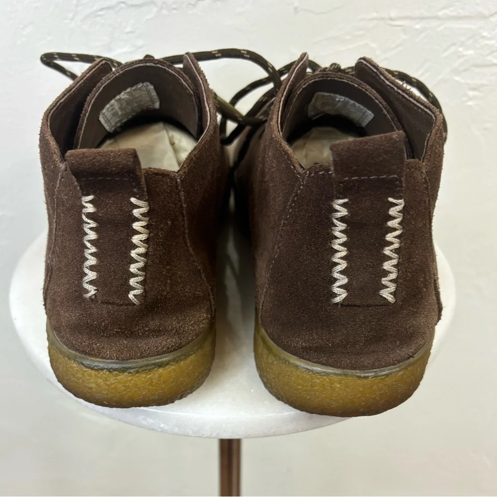 BLUPRINT‎ Men's Indio Desert Suede Chukka Boot Shoe Brown Leather Lace Up Sz 10